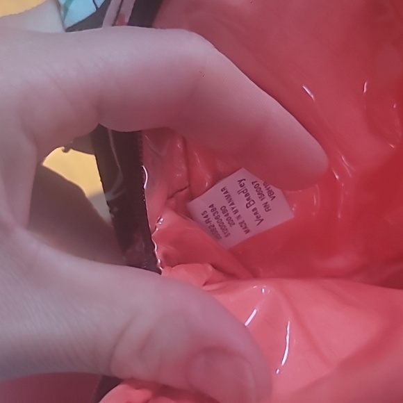 NWOT Vera Bradley Travel Organizer On The Go Tolietry Jewerly "Tangerine Twist - Picture 5 of 5